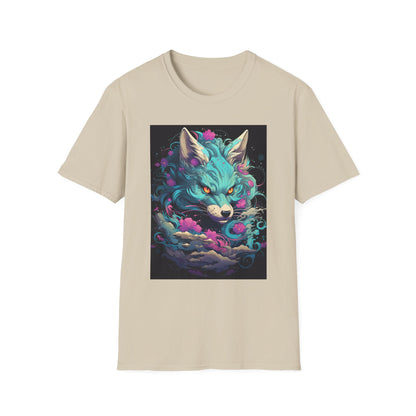 Mystical Wolf T-Shirt | Unisex Softstyle Tee, Fantasy Apparel, Gift for Nature Lovers, Unique Statement Shirt, Casual Fashion