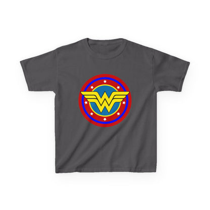 Wonder Woman Kids Tee, Superhero Shirt, Birthday Gift, Comic Book Apparel, Children's Clothing, Cartoon T-Shirt, Movie Merchandise