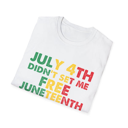 Juneteenth Independence T-Shirt, Celebrate Freedom, Unisex Tee, African American Heritage, July 4th Alternative Shirt, Gift Idea
