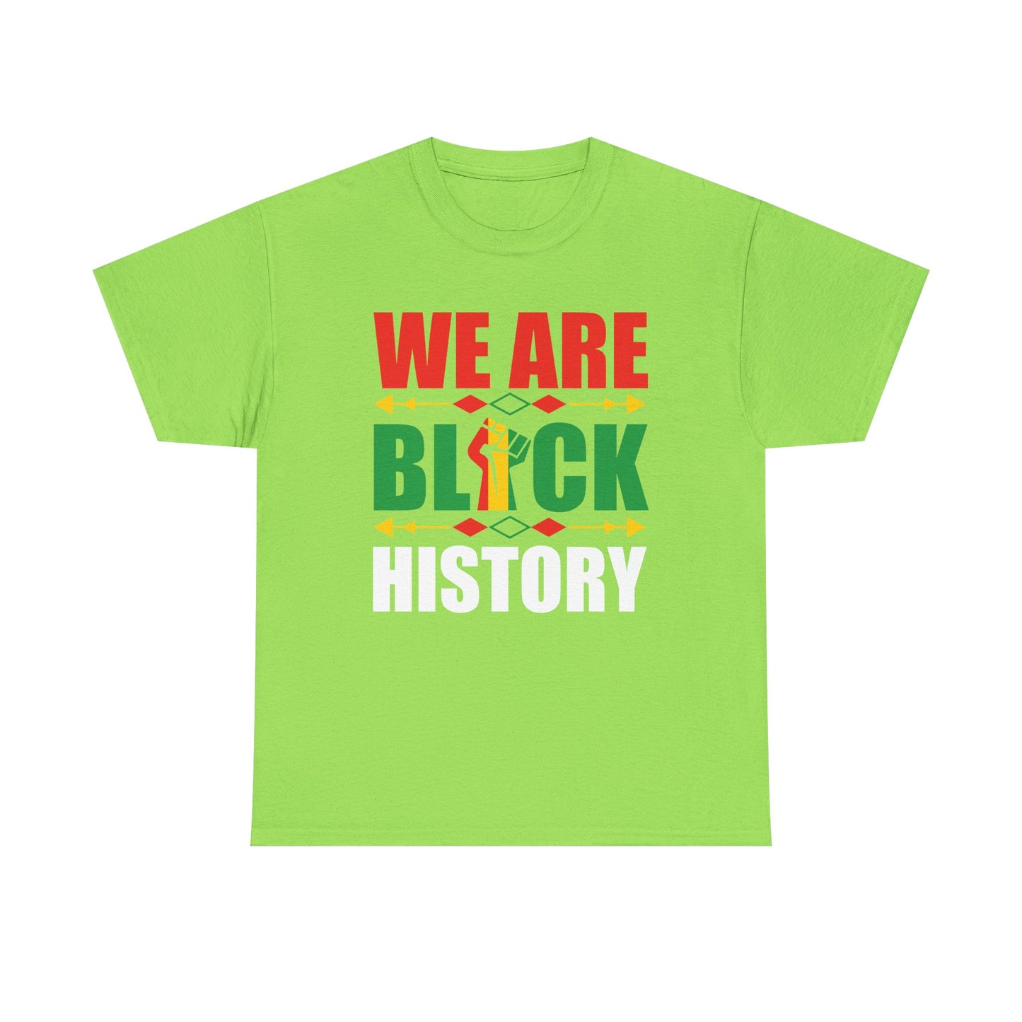 Unisex Heavy Cotton Tee - WE ARE BLACK HISTORY - Statement Tee, Celebrate Black History Month, Cultural Pride Apparel, Gift for [...]