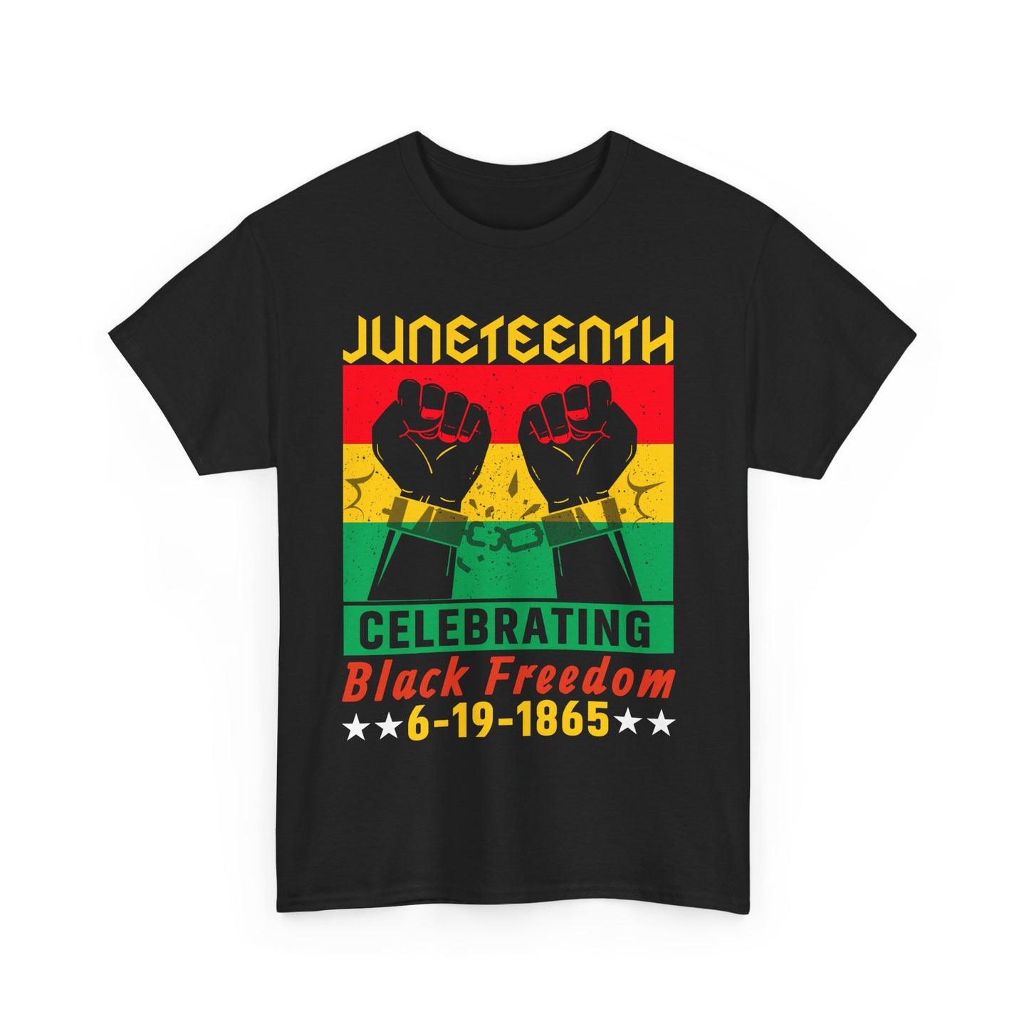 Juneteenth Celebration Tee, Unisex Cotton Shirt, Black Freedom T-Shirt, 6-19-1865 Heritage Top, Summer Festival Apparel, History Shirt