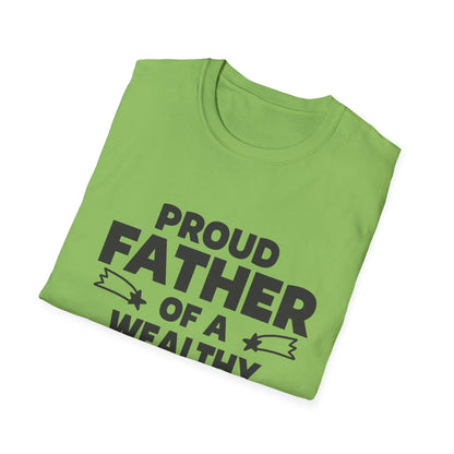Proud Father T-Shirt - Unisex Softstyle Tee for Celebrating Dads