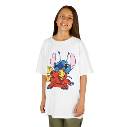 Colorful Kids Tee with Fun Cartoon Design