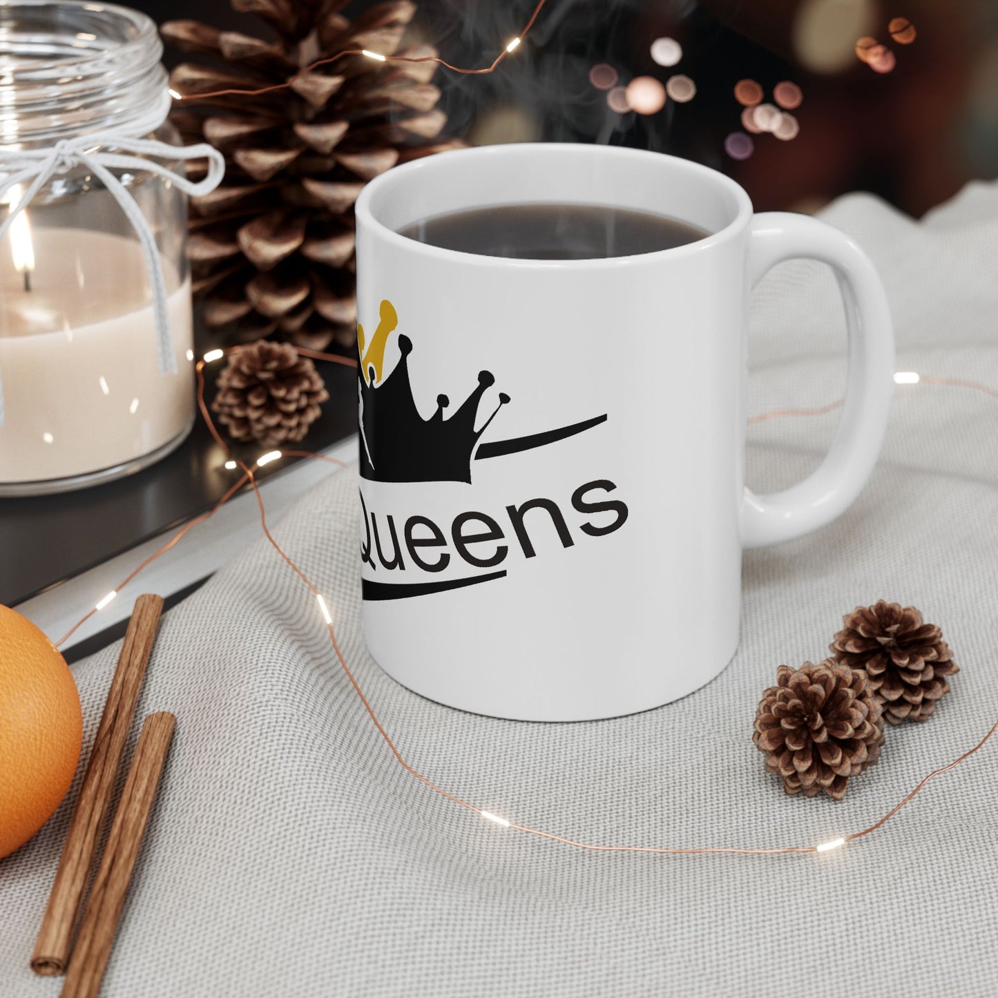 Royalty Queen Ceramic Mug - Stylish 11oz & 15oz Coffee Cup for Dance Lovers