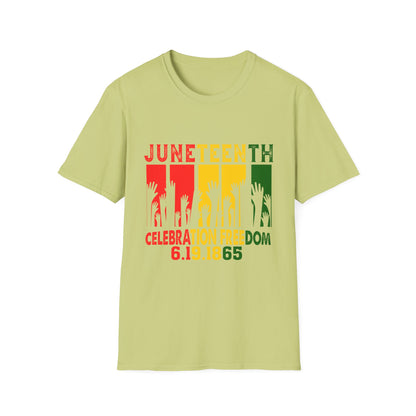 Juneteenth Celebration T-Shirt | Soft, Unisex, Freedom, Heritage, Cultural Pride, Gift, Commemorative Wear