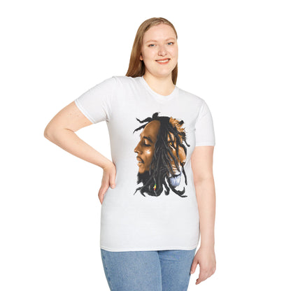 Rasta Lion Unisex Softstyle T-Shirt - Reggae Vibes Inspired Apparel