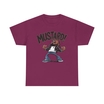 Mustard! Graphic Unisex Heavy Cotton Tee - Fun Casual Streetwear T-Shirt