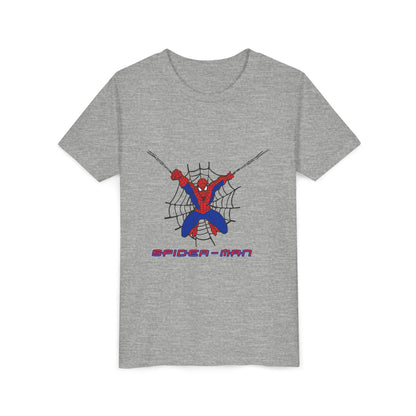 Spider-Man Youth Short Sleeve Tee - Fun Graphic Tee for Kids, Superhero Shirt, Birthday Gift, Comic Theme Apparel, Playtime Wear