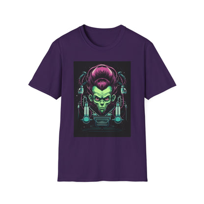 Cosmic Sci-Fi Graphic T-Shirt - Unisex Softstyle