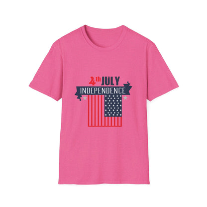 Independence Day Unisex T-Shirt, 4th of July Tee, Holiday Shirt, Patriotic Apparel, Summer Celebration Wear