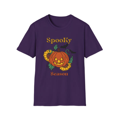 Spooky Season Unisex T-Shirt, Halloween Shirt, Pumpkin Tee, Fall Clothing, Festive Apparel