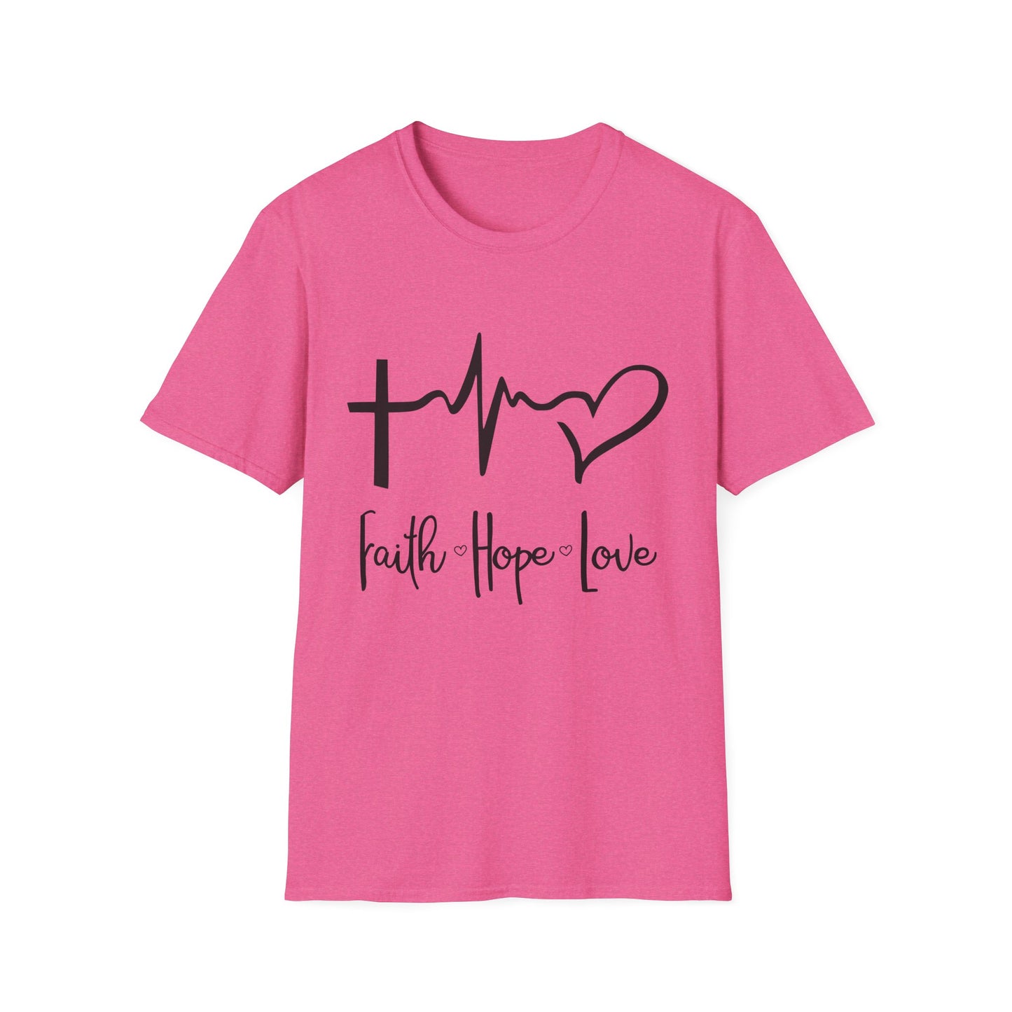 Faith Hope Love Unisex T-Shirt - Inspirational Graphic Tee for Everyday Wear