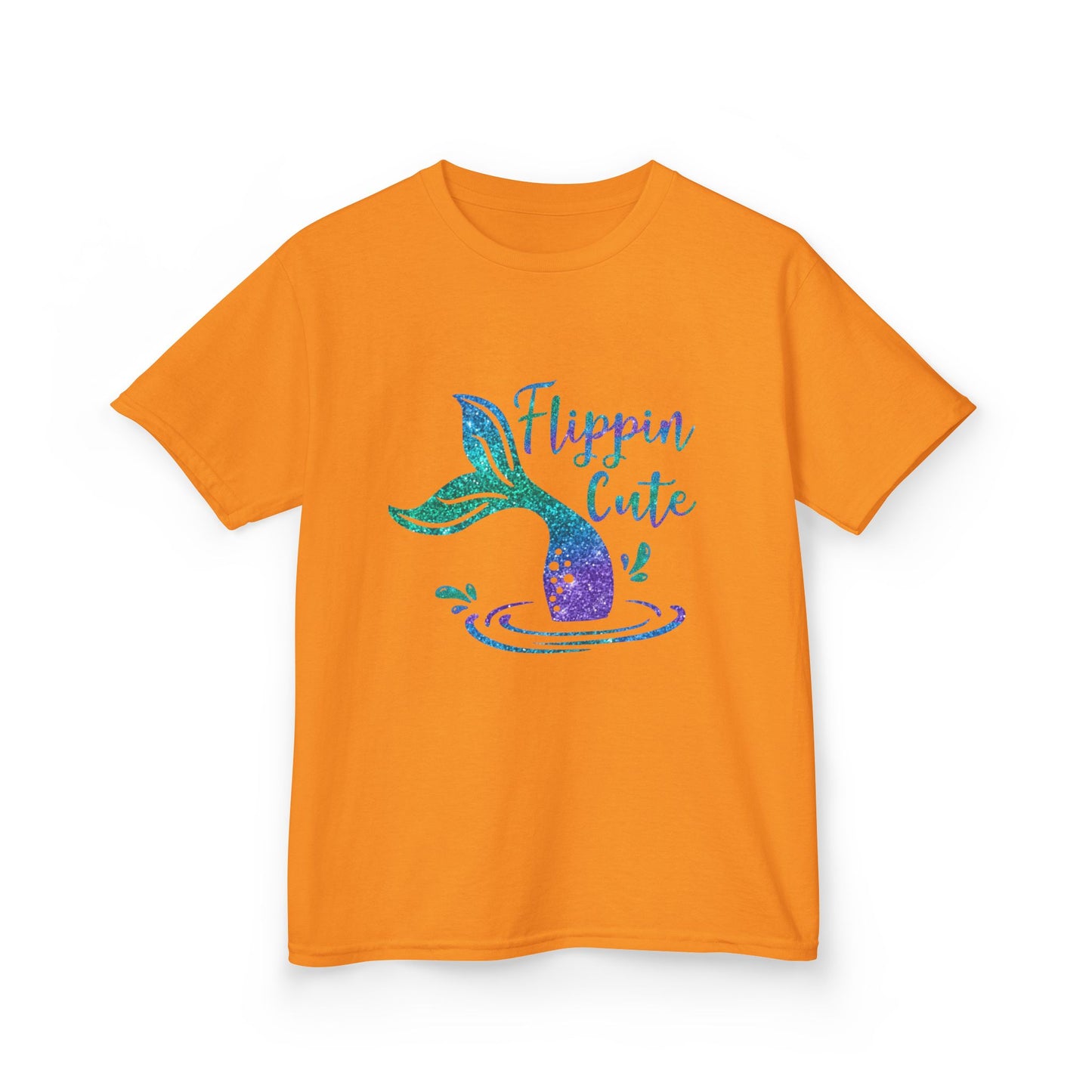 Flippin Cute Kids Tee - Colorful Whale Design for Fun-loving Children