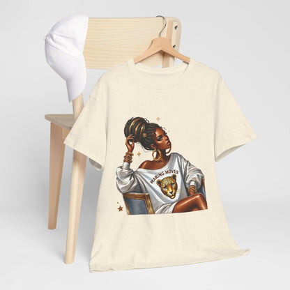 Empowering Women Graphic Tee - 'Making Moves' Heavy Cotton Unisex T-Shirt