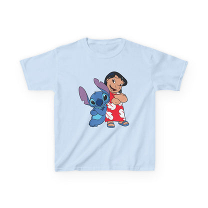 Cute Cartoon Kids Tee, Hawaiian Theme Shirt, Summer Fun Clothing, Gift for Kids, Birthday Party Outfit, Casual Summer Wear
