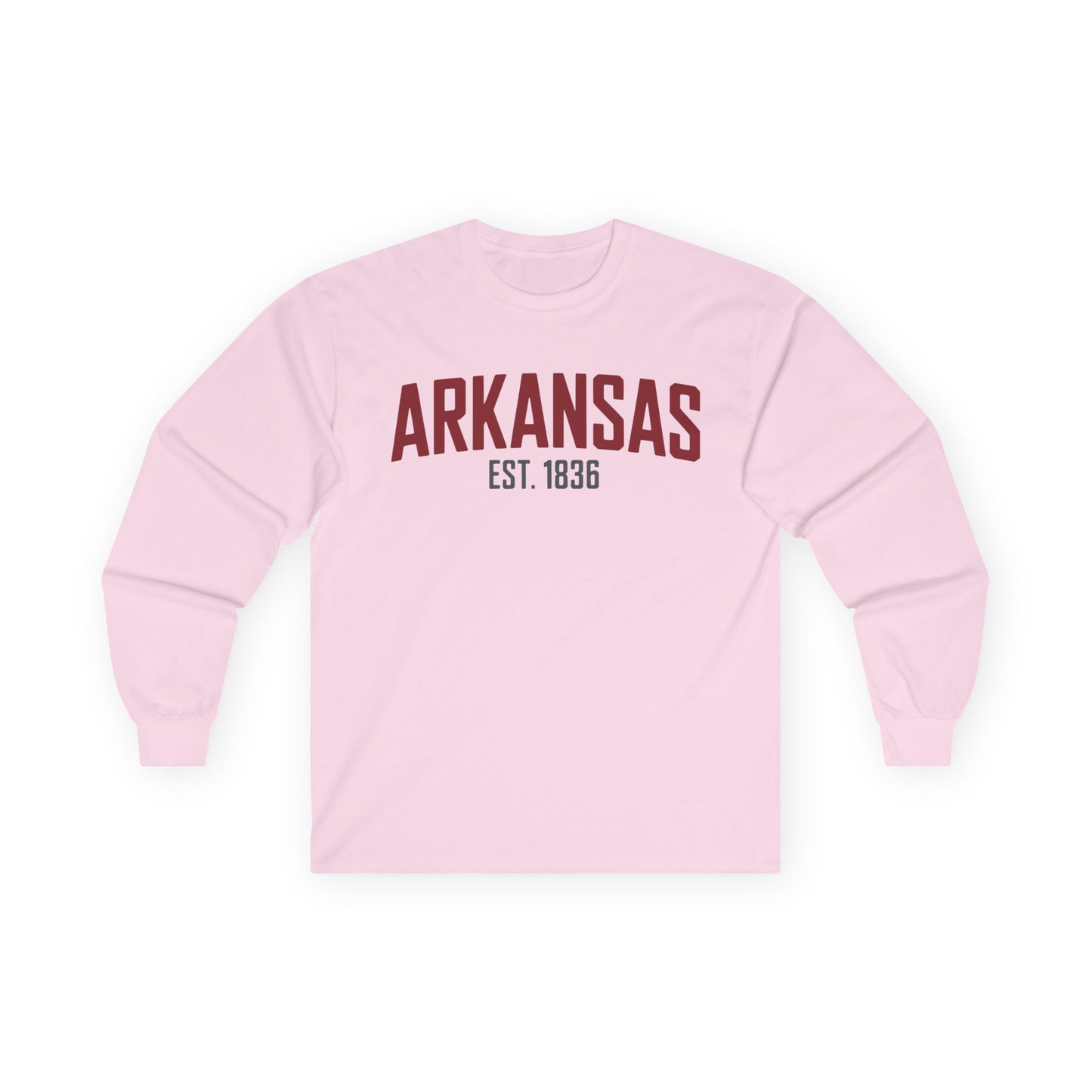 Arkansas Est. 1836 Long Sleeve Tee