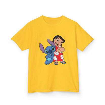 Kids Hawaiian Style T-Shirt with Stitch and Lilo