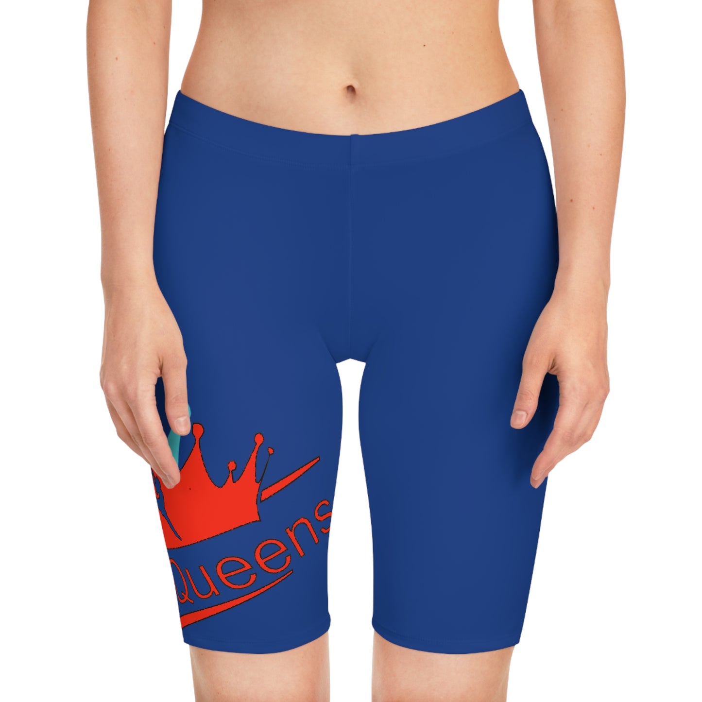 Royalty-Themed Women's Bike Shorts, Comfortable Workout Gear, Activewear, Cycling Apparel, Trendy Summer Fashion, Athletic Shorts for Queens