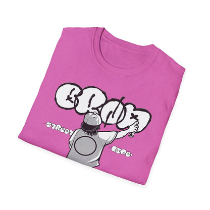 Skateboard Graffiti T-Shirt – Unisex Softstyle Tee for Streetwear Fans