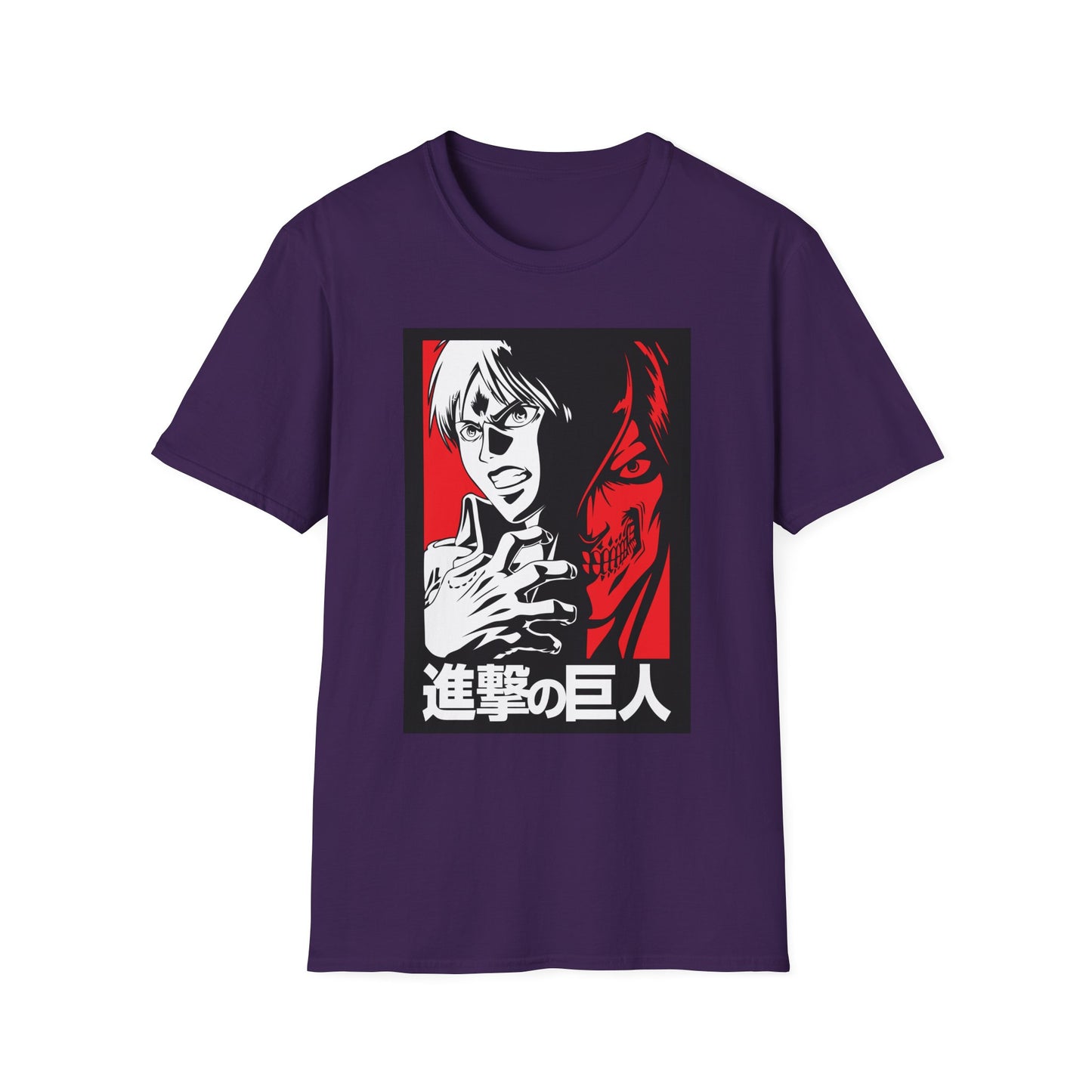 Anime-Inspired Unisex T-Shirt - Attack on Titan Graphic Tee, Casual Wear, Gift for Fans, Streetwear, Birthday Gift