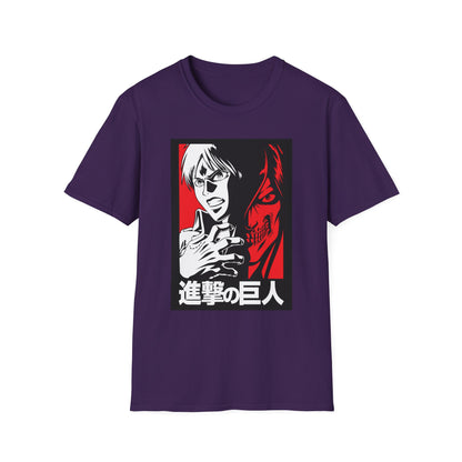 Anime-Inspired Unisex T-Shirt - Attack on Titan Graphic Tee, Casual Wear, Gift for Fans, Streetwear, Birthday Gift