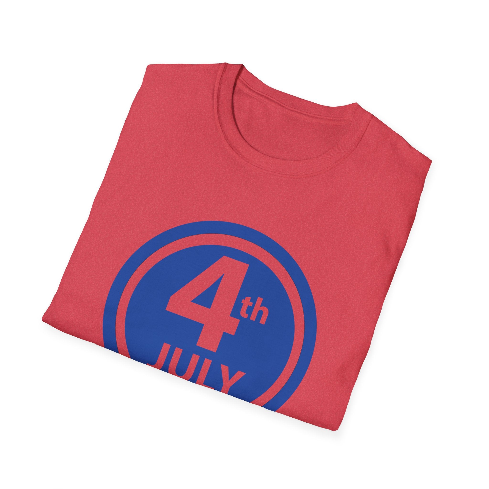 4th of July Unisex Softstyle T-Shirt, Independence Day Tee, Patriotic Shirt, July 4th Celebration T-Shirt, USA Pride Clothing