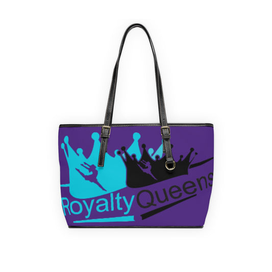 Royalty Queens PU Leather Shoulder Bag, Stylish Handbag for Women, Birthday Gift, Tote Bag for Celebrations, Chic Purse for Everyday