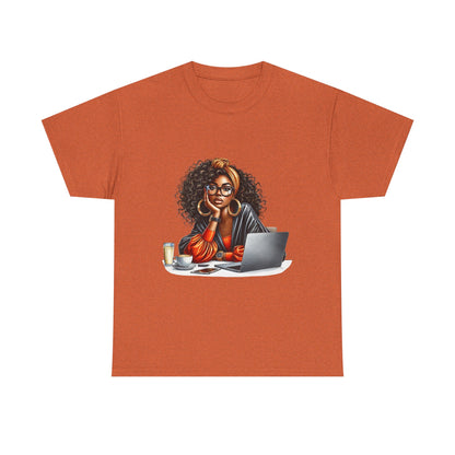 Creative Work From Home Unisex Heavy Cotton Tee