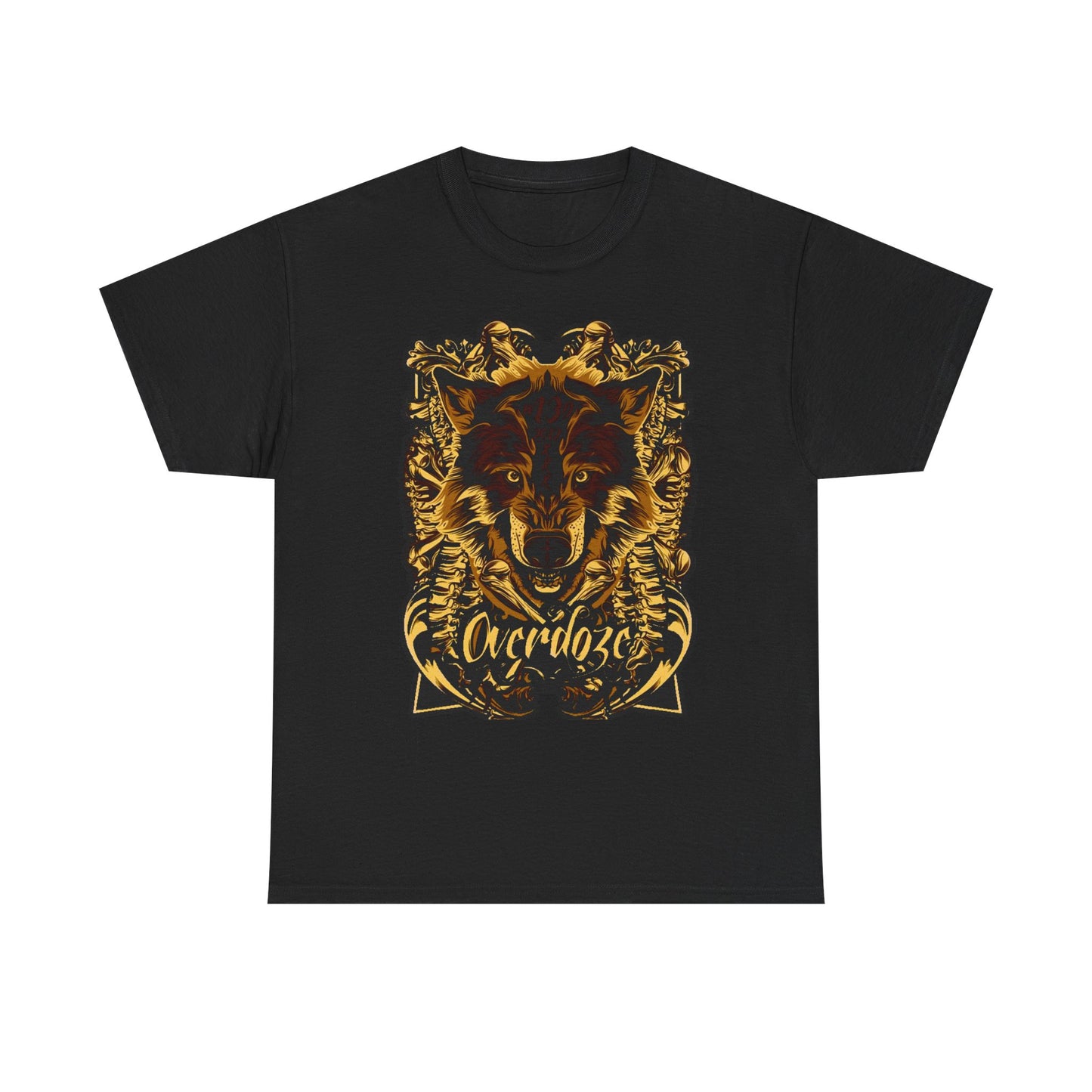 Courageous Wolf Unisex Heavy Cotton Tee