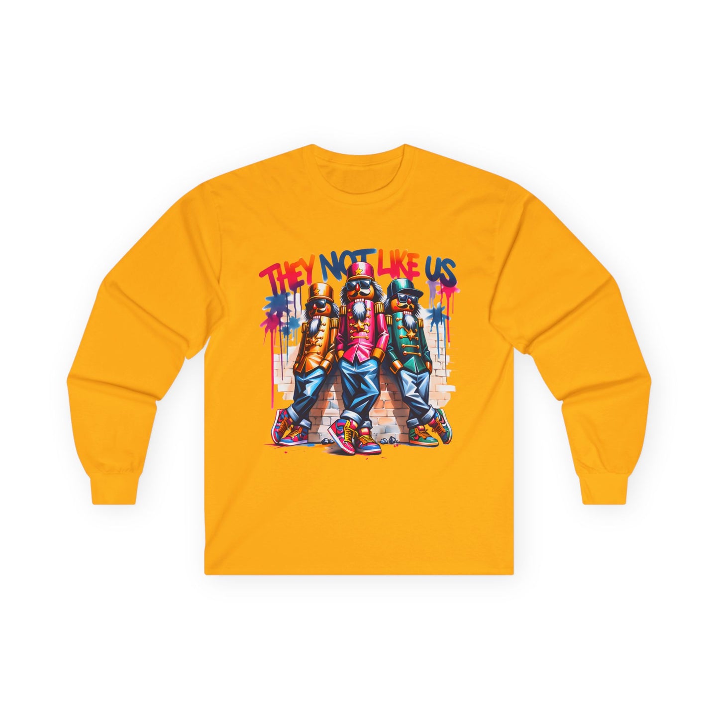 “They Not Like Us” Urban Streetwear Long Sleeve Tee