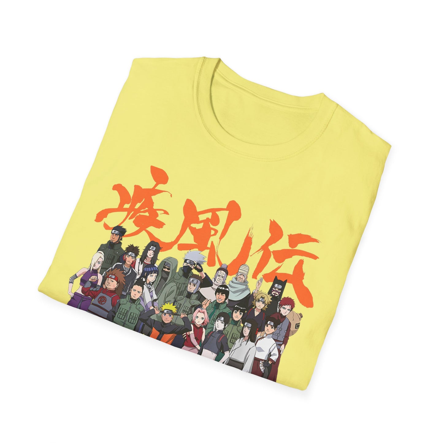 Anime-Inspired Unisex Softstyle T-Shirt - Perfect for Fans of Adventure and Friendship