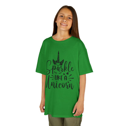 Sparkle Like A Unicorn Kids Tee - Fun & Colorful Cotton Shirt