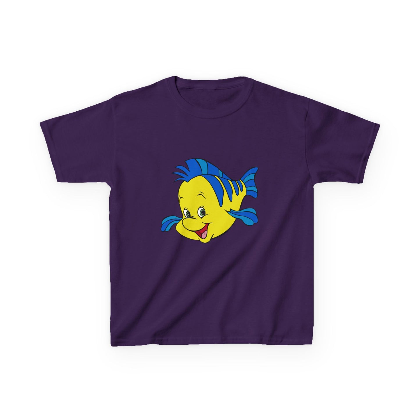 Kids Cartoon Fish Tee - Fun Summer T-Shirt, Gift for Birthday, Beach Day, Family Outings, Vacation Wear