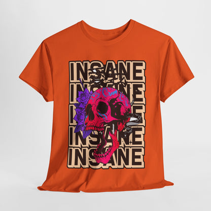 Edgy Skull Art Unisex Heavy Cotton Tee - Perfect for Alternative Fashion Lovers