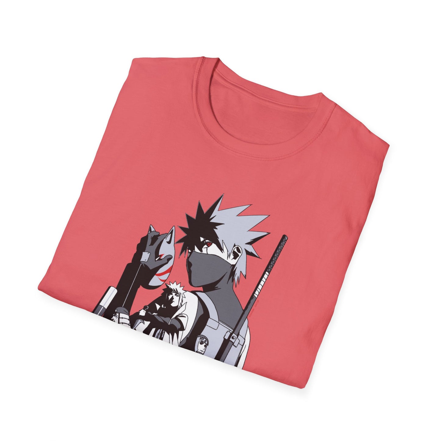Anime Naurto Inspired Unisex Softstyle T-Shirt - Bold Graphic Design
