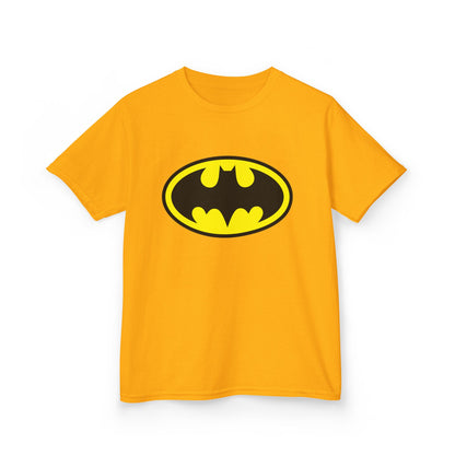 Batman Kids Tee, Superhero Shirt for Boys, Fun Graphic T-Shirt, Birthday Gift, Comic Style Apparel
