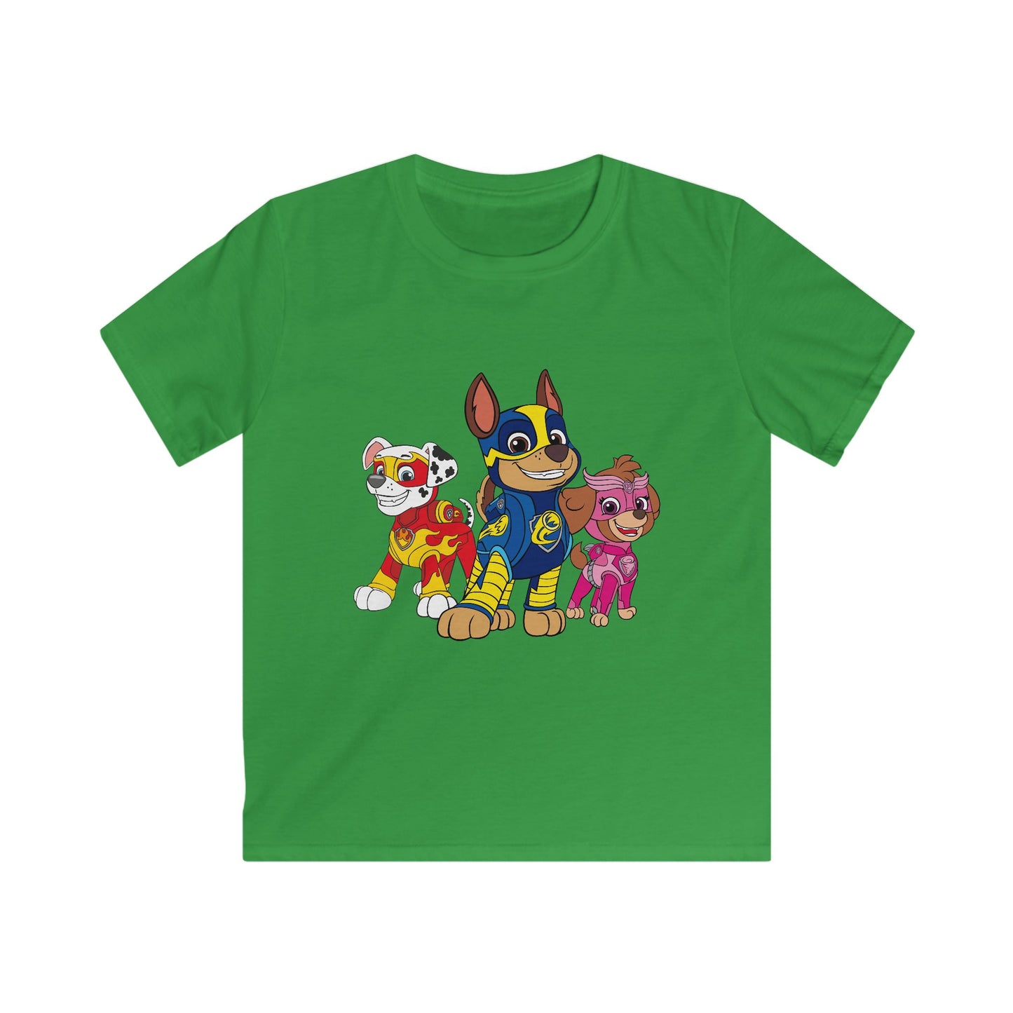 Paw Patrol Kids Tee, Adorable Youth Shirt, Boys & Girls Apparel, Cartoon Character Top, Playful Gift for Birthdays and Holidays