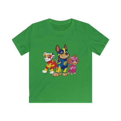 Paw Patrol Kids Tee, Adorable Youth Shirt, Boys & Girls Apparel, Cartoon Character Top, Playful Gift for Birthdays and Holidays