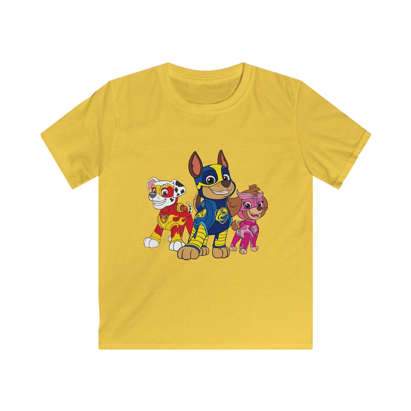 Paw Patrol Kids Tee, Adorable Youth Shirt, Boys & Girls Apparel, Cartoon Character Top, Playful Gift for Birthdays and Holidays