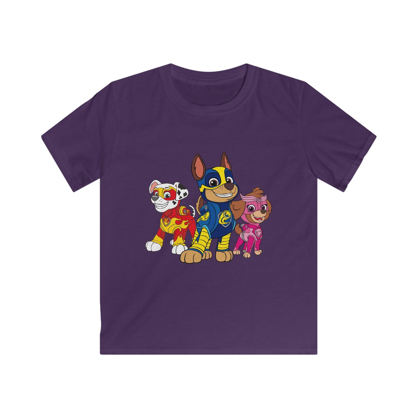 Paw Patrol Kids Tee, Adorable Youth Shirt, Boys & Girls Apparel, Cartoon Character Top, Playful Gift for Birthdays and Holidays
