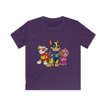 Paw Patrol Kids Tee, Adorable Youth Shirt, Boys & Girls Apparel, Cartoon Character Top, Playful Gift for Birthdays and Holidays