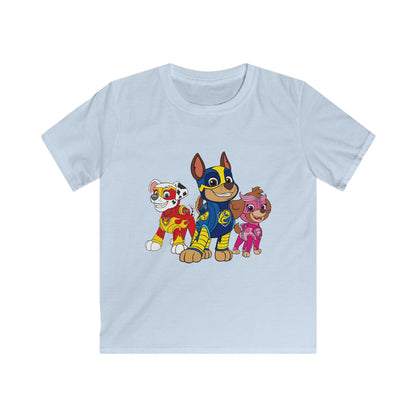 Paw Patrol Kids Tee, Adorable Youth Shirt, Boys & Girls Apparel, Cartoon Character Top, Playful Gift for Birthdays and Holidays