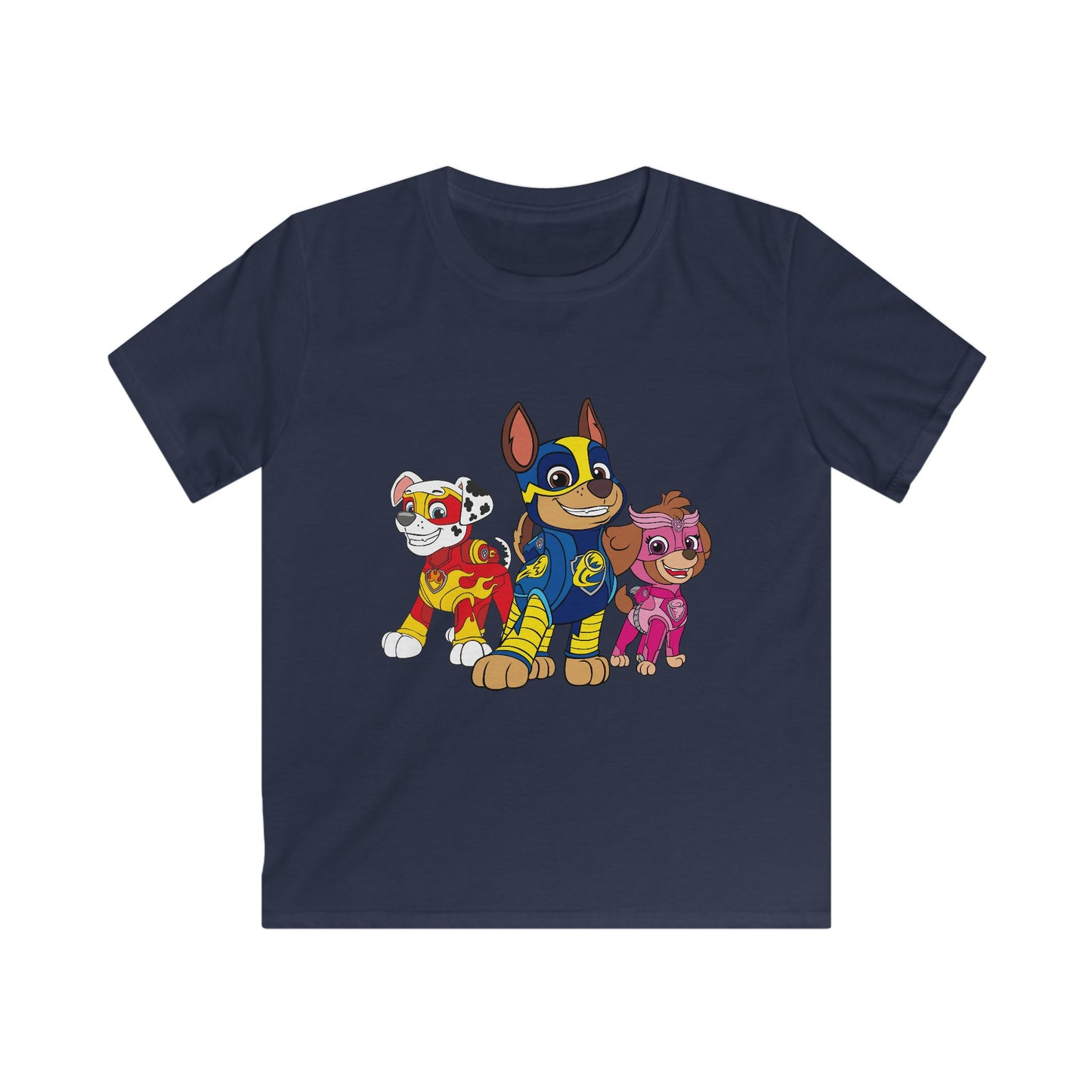 Paw Patrol Kids Tee, Adorable Youth Shirt, Boys & Girls Apparel, Cartoon Character Top, Playful Gift for Birthdays and Holidays