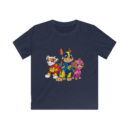 Paw Patrol Kids Tee, Adorable Youth Shirt, Boys & Girls Apparel, Cartoon Character Top, Playful Gift for Birthdays and Holidays