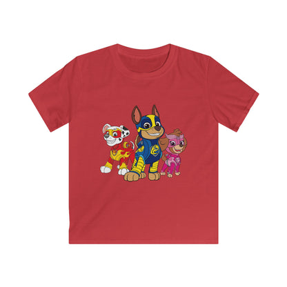 Paw Patrol Kids Tee, Adorable Youth Shirt, Boys & Girls Apparel, Cartoon Character Top, Playful Gift for Birthdays and Holidays