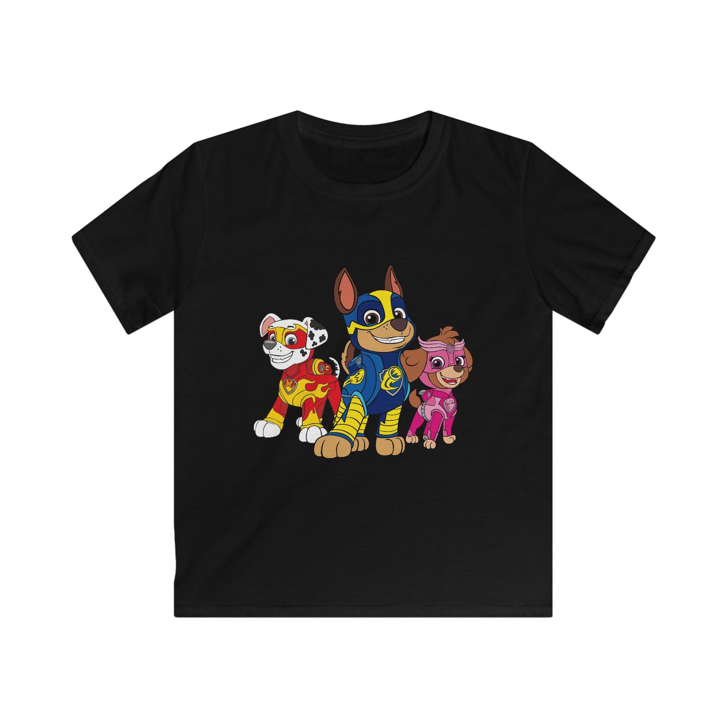 Paw Patrol Kids Tee, Adorable Youth Shirt, Boys & Girls Apparel, Cartoon Character Top, Playful Gift for Birthdays and Holidays