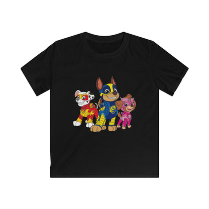 Paw Patrol Kids Tee, Adorable Youth Shirt, Boys & Girls Apparel, Cartoon Character Top, Playful Gift for Birthdays and Holidays
