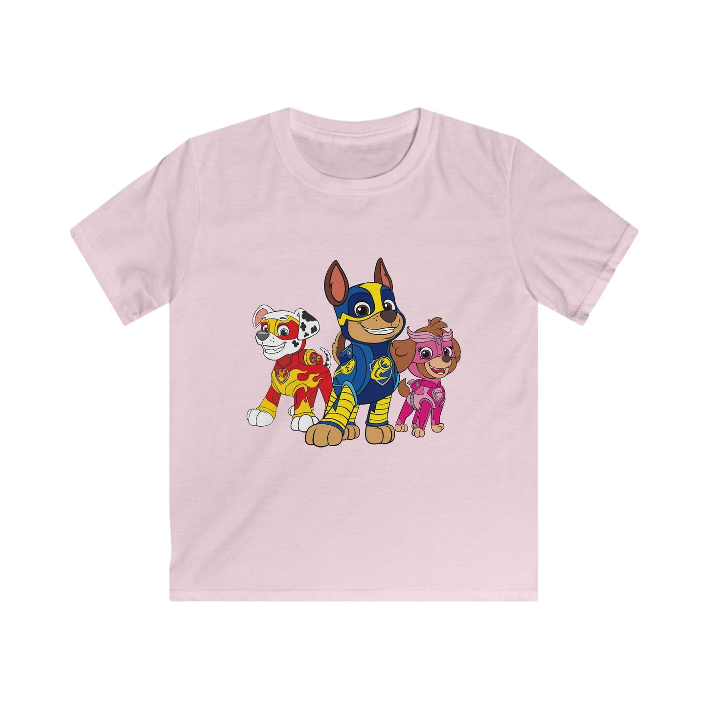 Paw Patrol Kids Tee, Adorable Youth Shirt, Boys & Girls Apparel, Cartoon Character Top, Playful Gift for Birthdays and Holidays