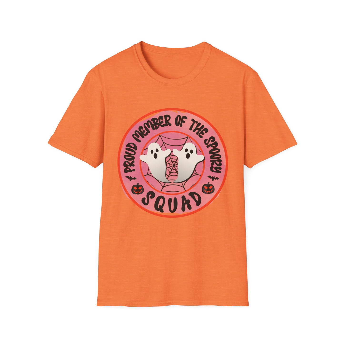 Spooky Squad Unisex T-Shirt, Halloween Tee, Cute Halloween Outfit, Casual Graphic Shirt, Witchy Apparel, Gift for Friends