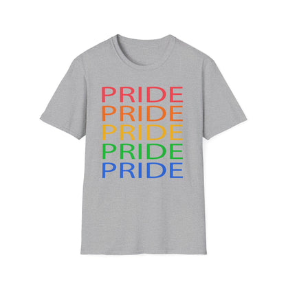 Pride Celebration Unisex T-Shirt | LGBTQ+ Pride Tee, Rainbow Pride Shirt, Equality Apparel, Gift for Pride Month